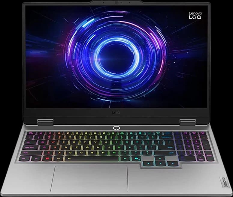 لابتوب Lenovo LOQ للألعاب بشاشة متوهجة