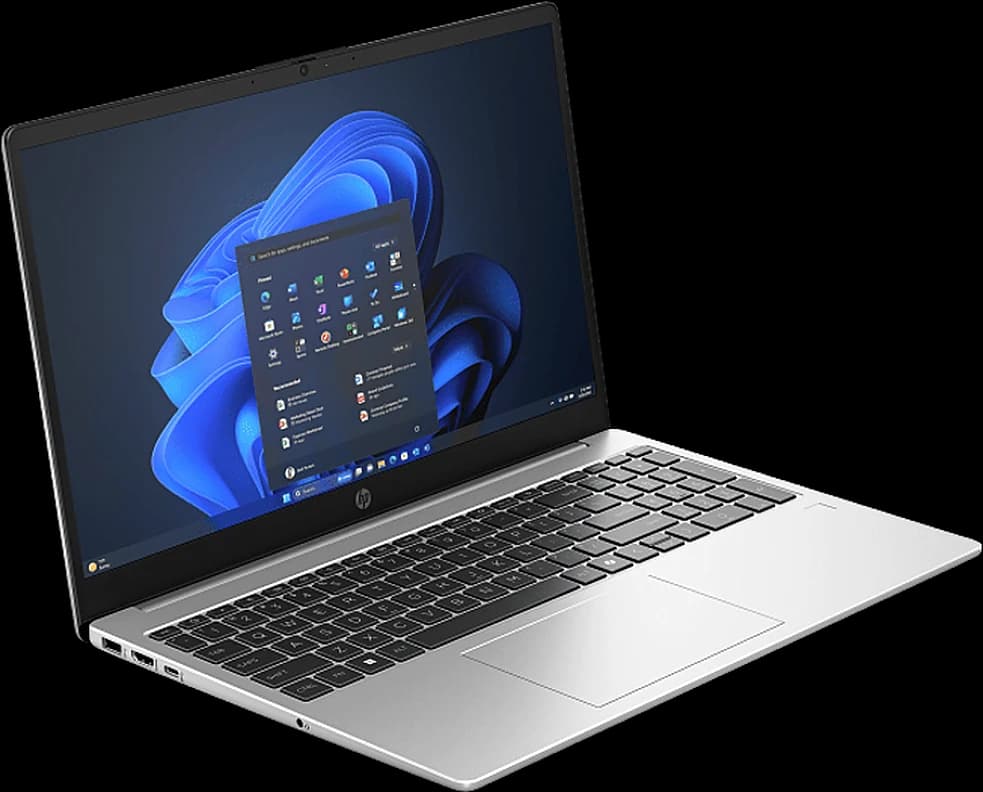 لابتوب HP فضي